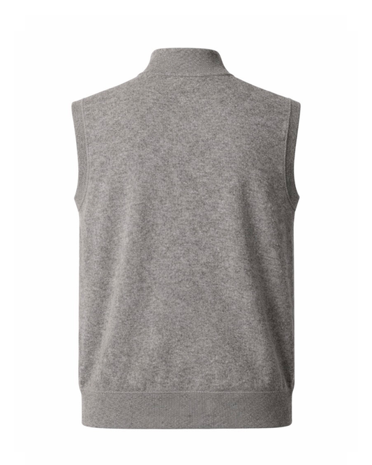 Premium Cashmere Vest - Grey