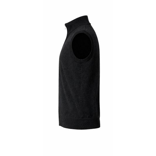 Cashmere Vest — Black