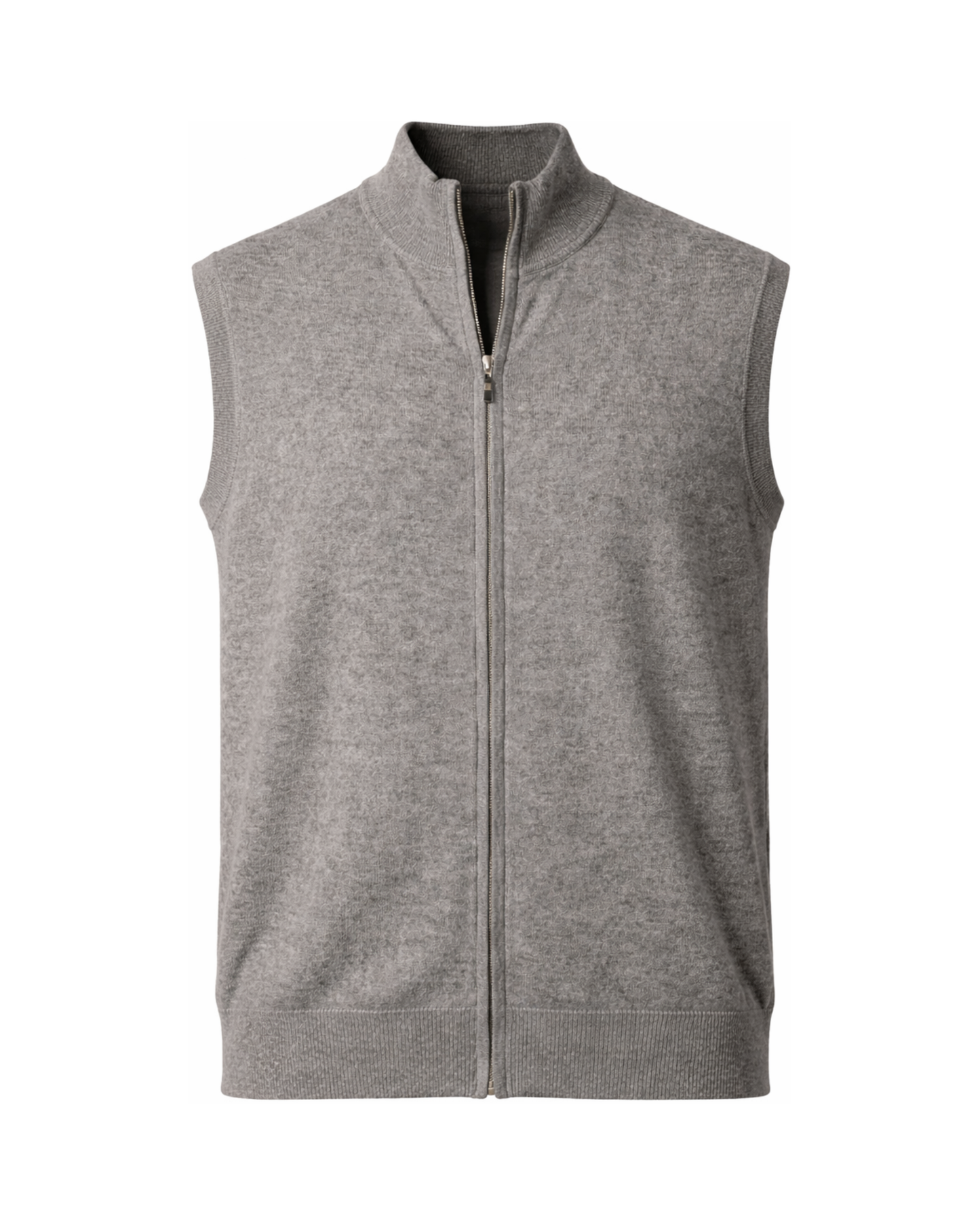 Premium Cashmere Vest - Grey