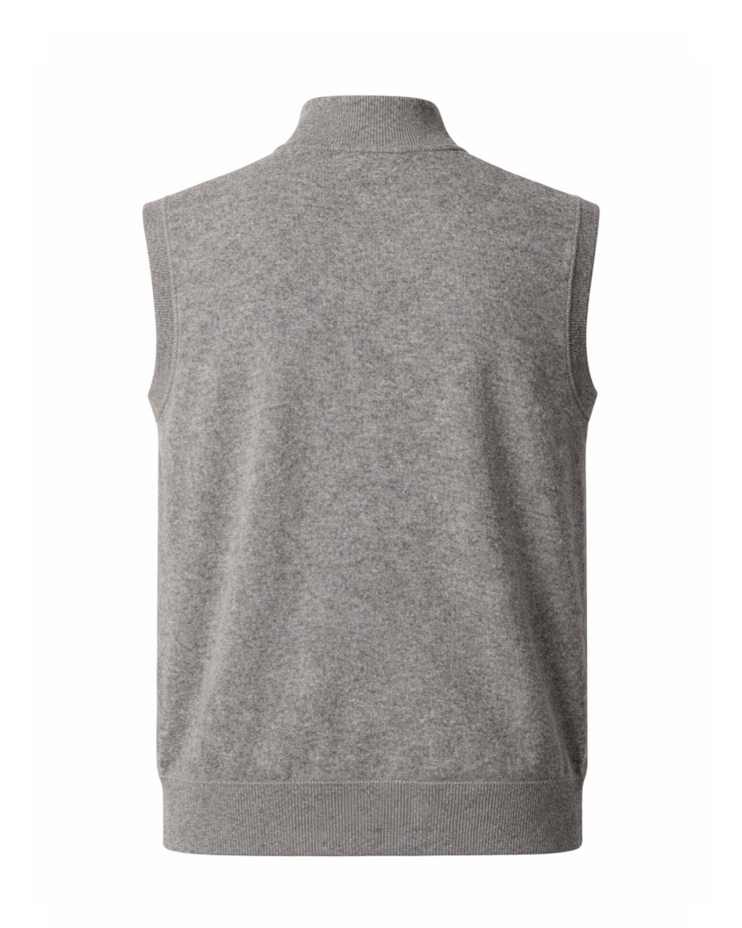 Premium Cashmere Vest - Grey
